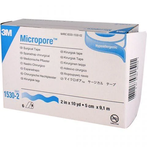 3M Micropore Medical Tape Roll - 1/2 x 10yds
