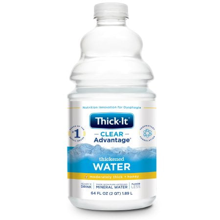 Thick It Clear Advantage Honey Consistency, Pre-Thickened Water, 64oz ...