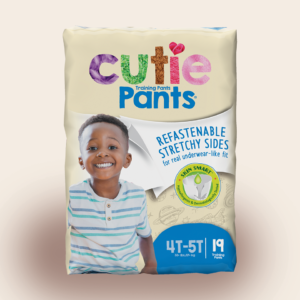 Cuties Boy Training Pants, 4T-5T, 38+ lbs, Case of 76