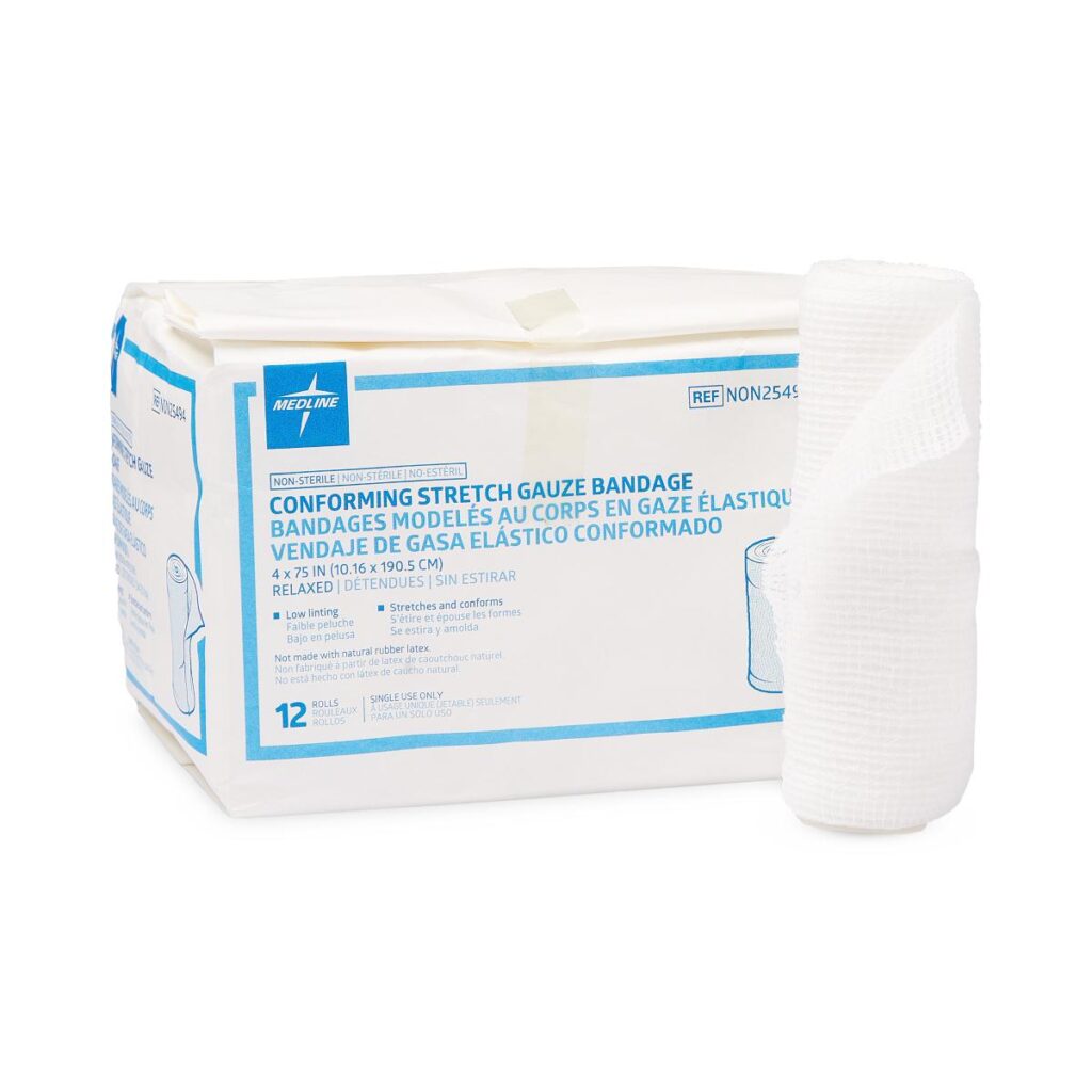 Nonsterile Conforming Stretch Gauze Bandages Box of 12 | HomeSupply.Net