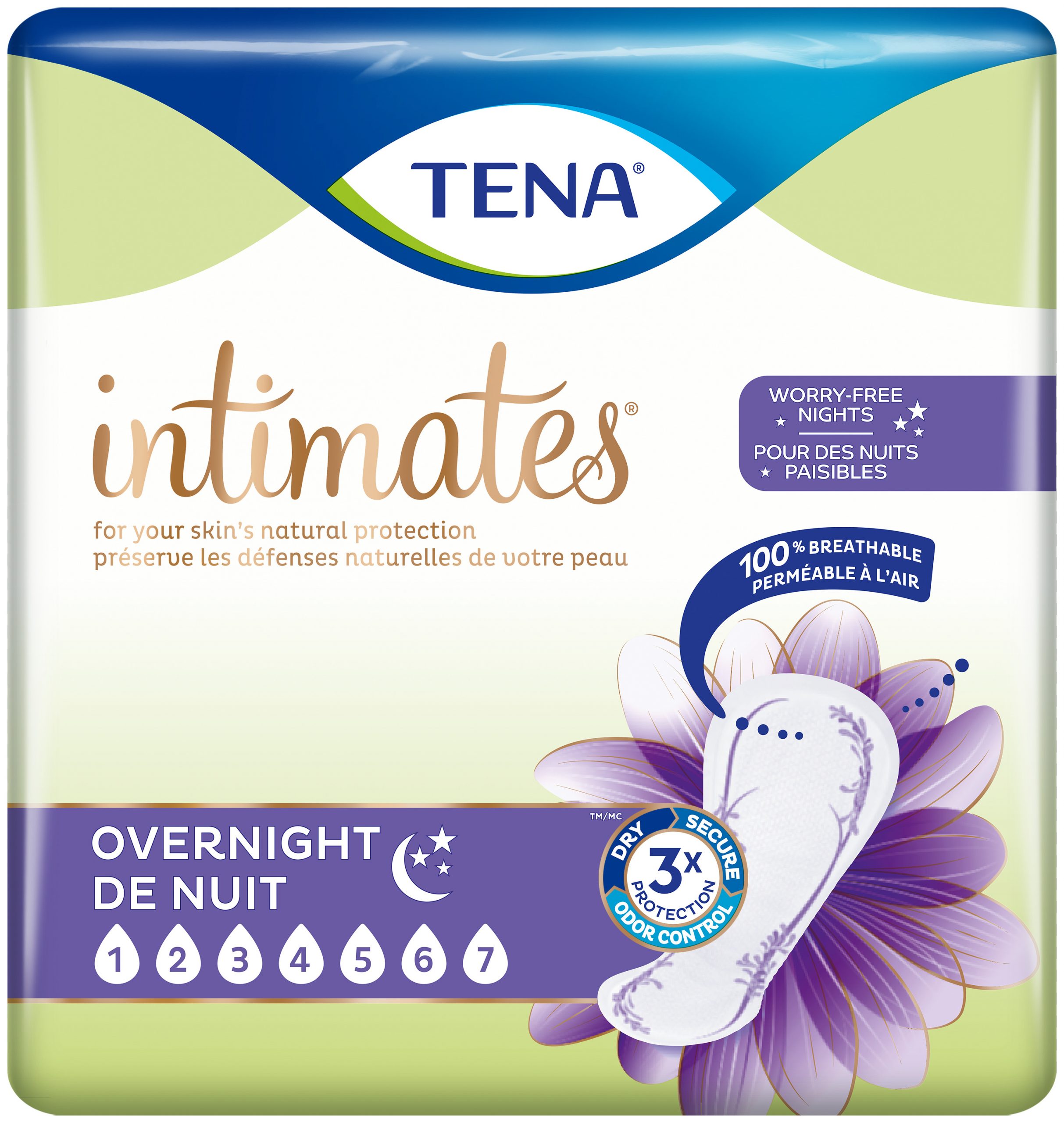 Tena Intimates Overnight Incontinence Pads Maximum Absorbency 54282 Pack Of 28 Homesupplynet 0213